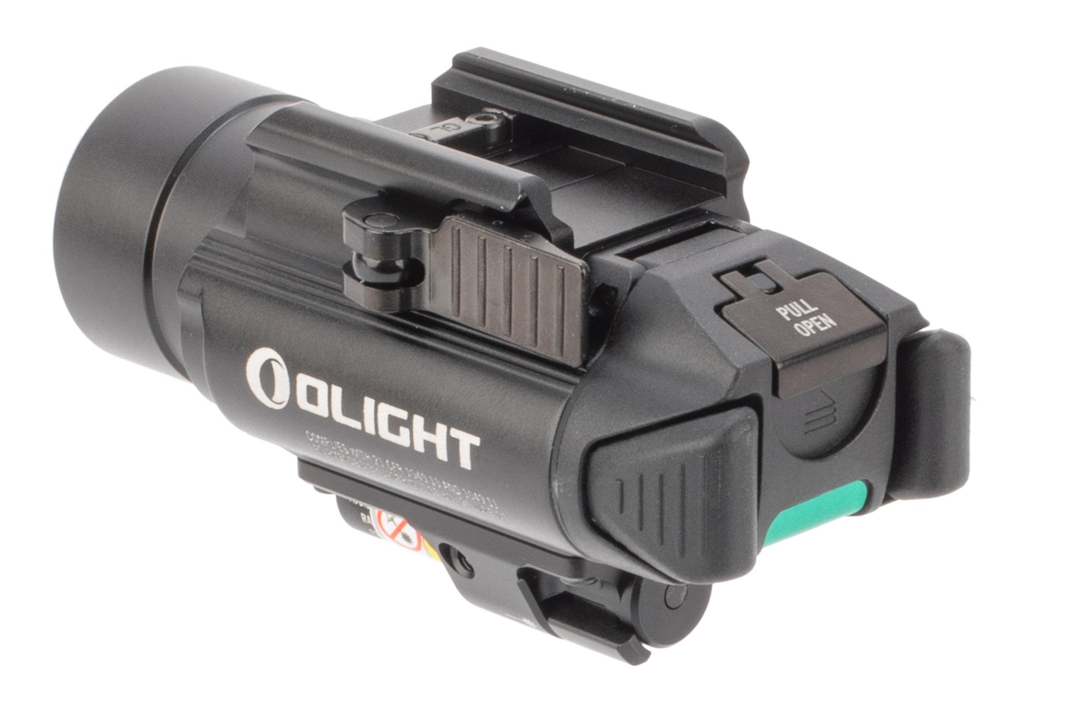 Olight Baldr Pro 1350 Lumen Pistol Flashlight with Green Laser Sight - Black